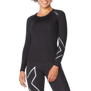 wa6401a-blk-sil-kompressionstrikot-langarm-damen-2xu-core-black-silver