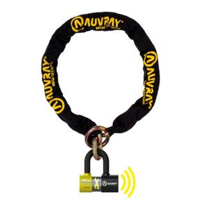c2axtr100lauv-motorrad-kettenschloss-auvray-lasso-d-13-5-l-100-sra-new-schwarz-gelb-tu