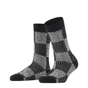 27181-3000-socken-fur-damenstiefel-burlington-charming-checks-schwarz-36-41
