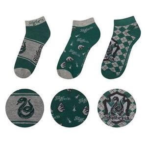 hpe60663-socken-cinereplicas-harry-potter-slytherin-x3-grun-grau-schwarz-35-45