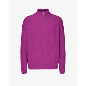 cs5091-magentablaze-merinopullover-mit-1-4-reissverschluss-colorful-standard-magenta-blaze-magenta-blaze