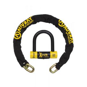 cxtrm100auv-kettenschloss-set-xtrem-medium-auvray-schwarz-gelb-13-5-mm-x-18-mm