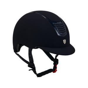 etu00004-navy-rosegold-reithelm-equestro-eclipse-plain-velvet-marine-rosa-gold
