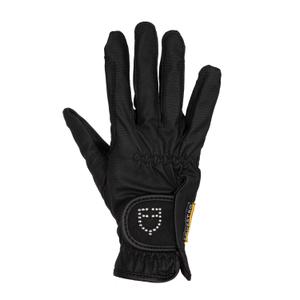 etw03001-black-handschuhe-d-equitation-avec-logo-paillete-femme-equestro-d-schwarz