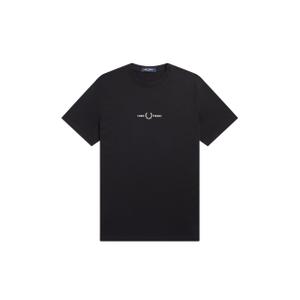 fpm4580-102-t-shirt-fred-perry-schwarz
