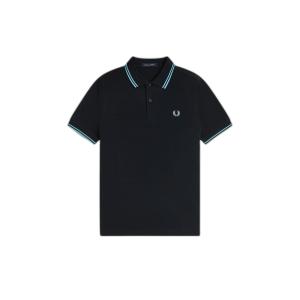 fpmm3600-y60-t-polo-mit-doppeltem-paspel-fred-perry-navy-mint-blue