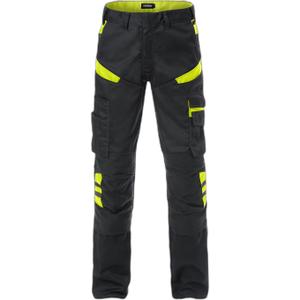129482-982-arbeitshose-fristads-2555-stfp-schwarz-gelb-hohe-sichtbarkeit