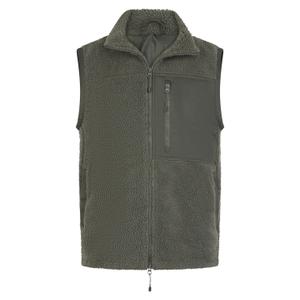 fr855-dark-olive-sherpa-weste-front-row-dunkeloliv