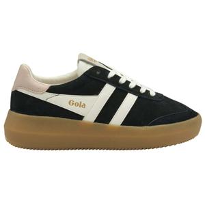clb573bw-damen-schnurschuhe-aus-wildleder-gola-athena-schwarz-creme-rosa-gummi