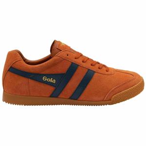 cma192ue-sneakers-aus-wildleder-gola-harrier-moody-orange-navy