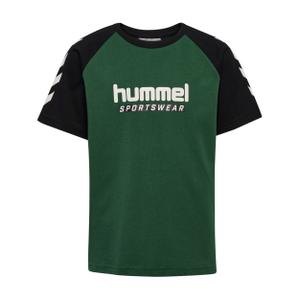 229742-6195-t-shirt-hummel-logo-dunkelgrun