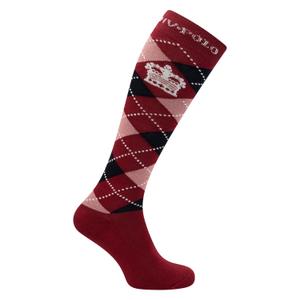 0205093013-3604-reitsocken-damen-hv-polo-argyle-deep-red-navy