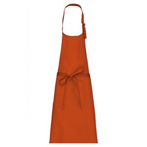 k8000-burntorange-schurze-kariban-polycoton-sans-poche-gebrannte-orange-tu