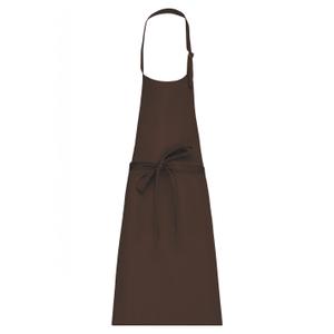 k8000-chocolate-schurze-kariban-polycoton-sans-poche-schokolade-tu