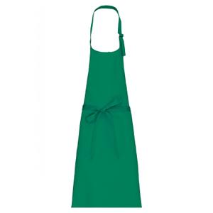 k8000-kellygreen-schurze-kariban-polycoton-sans-poche-dunkelgrun-tu