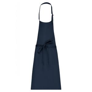 k8000-navy-schurze-kariban-polycoton-sans-poche-dunkelblau-tu