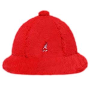 k4190st-sc613-bucket-hat-kunstpelz-damen-kangol-casual-scharlachrot