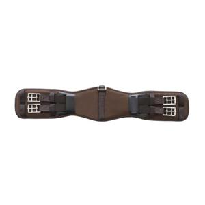 0142040500300-kurzer-pferdegurt-mit-gummiband-kavalkade-memory-foam-braun