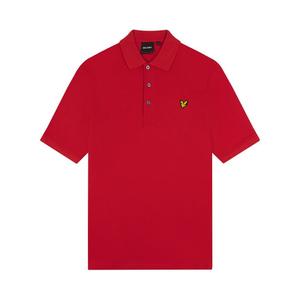 sp400vog-z799-polo-shirt-lyle-scott-plain-gala-red