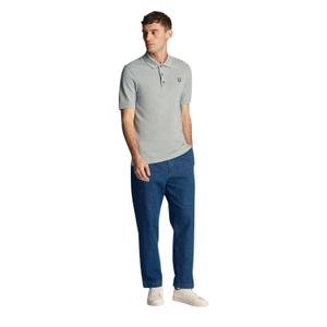 sp400vog-a19-polo-shirt-lyle-scott-plain-slate-blue