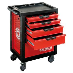 9516141501-teile-servierwagen-garniert-5-schubladen-mob-x141-rot-schwarz-tu