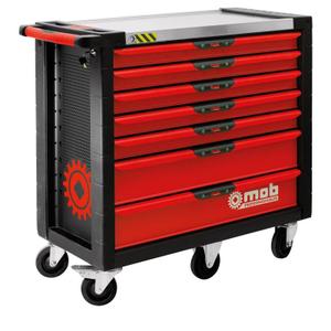 9518173701-teile-dienergarnitur-7-schubladen-mob-xliner-x173-rot-schwarz-tu