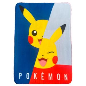 3760167658403-fleecedecke-kind-nintendo-pokemon-pikachu-blau-100x140-cm