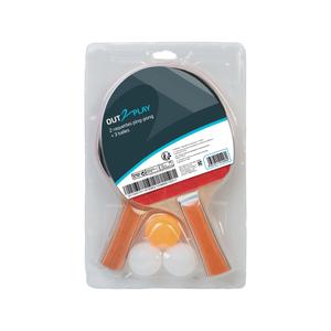 a1400638-tischtennisschlager-3-balle-out2play-o2p-x2-rot-orange-weiss-28-8x4x17-5-cm