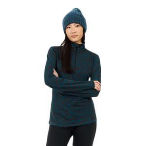 12652003-514-fleece-1-4-reissverschluss-damen-protest-esher-rainstorm-blue