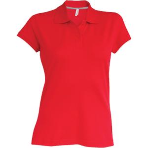 k242-red-damen-polo-mit-kurzen-armeln-kariban-rot