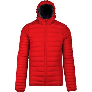 k6112-red-kinder-daunenjacke-kariban-legere-capuche-rot