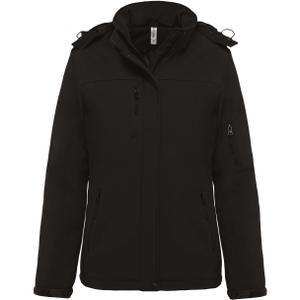 k651-black-kariban-softshell-parka-mit-kapuze-fur-damen-schwarz