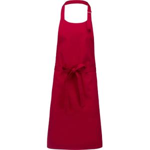 k8000-red-schurze-kariban-polycoton-sans-poche-rot-tu