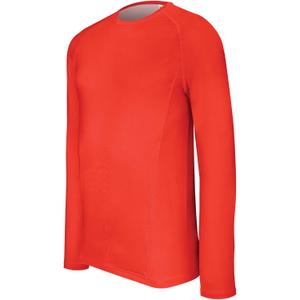 pa005-sportyred-langarm-t-shirt-mit-doppeltem-stoff-proact-sport-hellrot