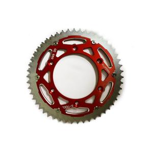 c-sr0899-gasgas-48t-motorrad-anti-schmutz-krone-aus-bi-metall-s-teel-gas-gas-520-red-silver-48t