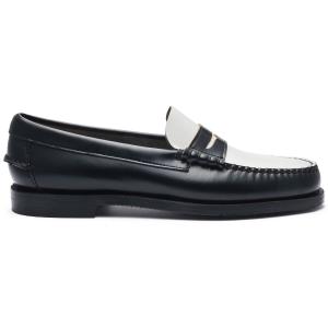 7001530-987r-ledermokassins-frau-sebago-classic-dan-schwarz-weiss