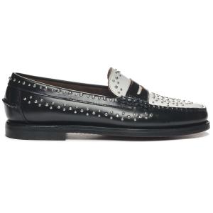 78118kw-987r-mokassins-fur-frauen-sebago-dan-studs-schwarz-weiss
