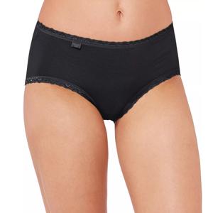 10167198-0004-midi-hoschen-aus-baumwolle-damen-sloggi-24-7-lace-x3-schwarz