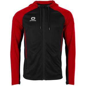 408041-8600-full-zip-sweatjacke-kind-stanno-stadio-schwarz-rot