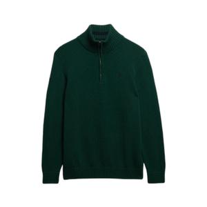 m6110706a-20e-pull-aus-baumwolle-mit-stehkragen-superdry-waldgrun
