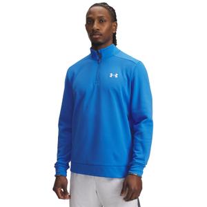1373358-402-1-4-zip-trainingsoberteil-under-armour-fleece-blue-atlantis