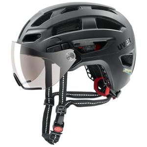 410753-03-stadthelm-mit-visier-uvex-finale-black-matt