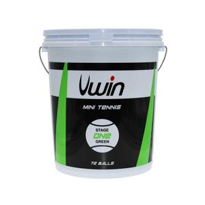 uwb110-tennisball-mit-eimer-von-72-ballen-uwin-stage-1-grun-tu